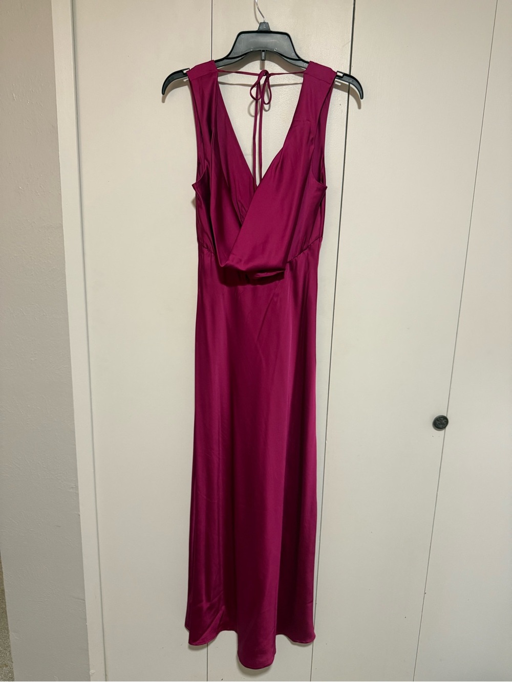 Abercrombie & Fitch Plunge Cowl Back Maxi Dress size medium - Picture 3 of 5